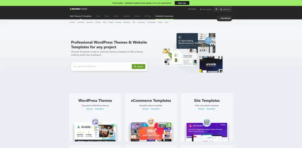 ThemeForest.net – Templates und Design