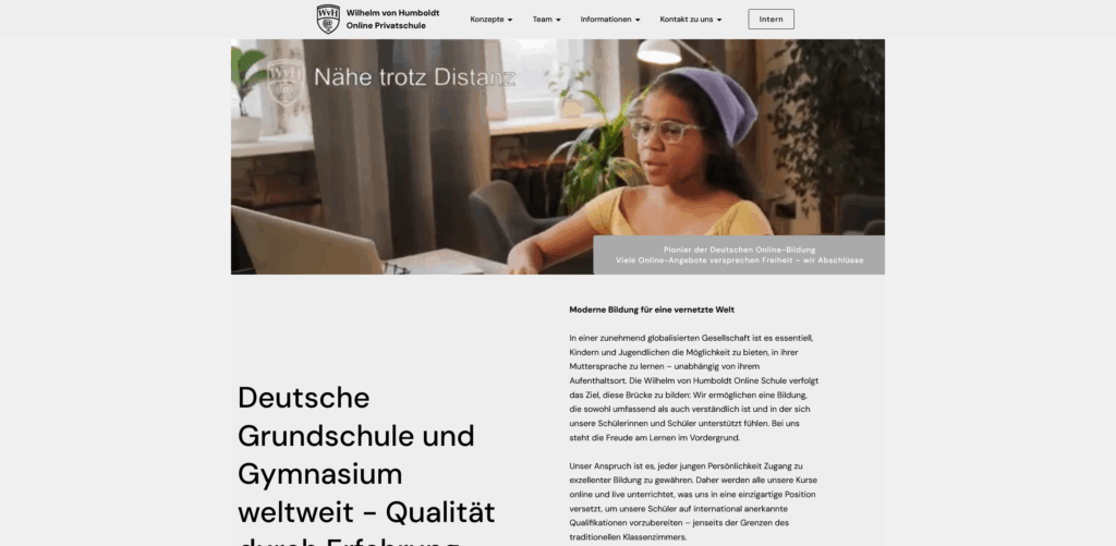 Wilhelm von Humboldt Online Privatschule